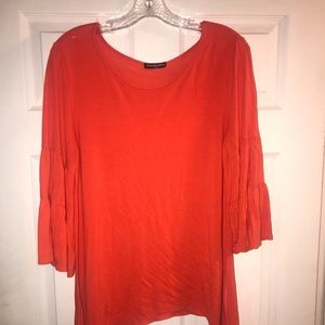 Burnt orange boutique top